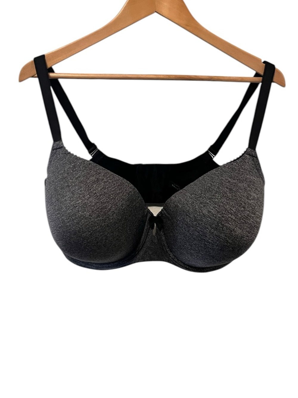 Torrid Curve Women’s Gray and Black T-Shirt Bra‎ Size 40H